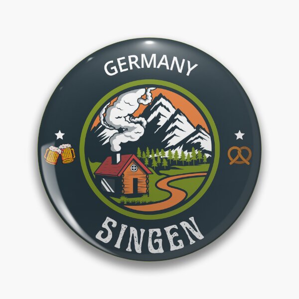 Artikelvorschau, Singen Deutschland Grünes Emblem entworfen und verkauft von World Designs.