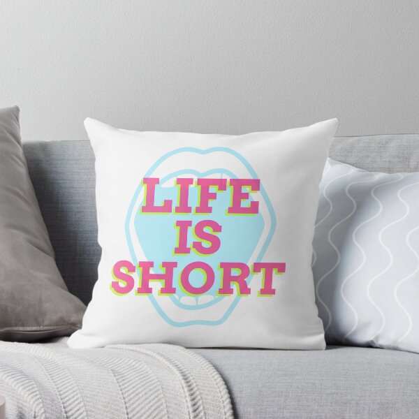 Item preview,  Life is short/Lip T-shirt  designed and sold by Akira-closet.