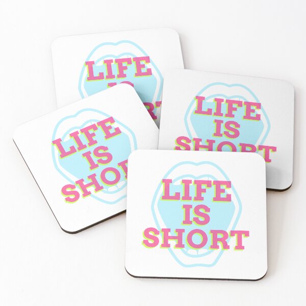 Item preview,  Life is short/Lip T-shirt  designed and sold by Akira-closet.