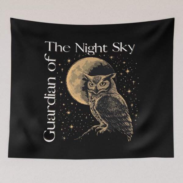 Item preview, Owl Dream Guardian of The Night Sky designed and sold by InfinVibeDesign.