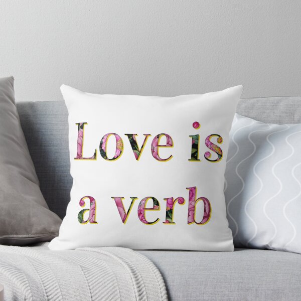 Item preview, Love is a verb designed and sold by MagentaRose.