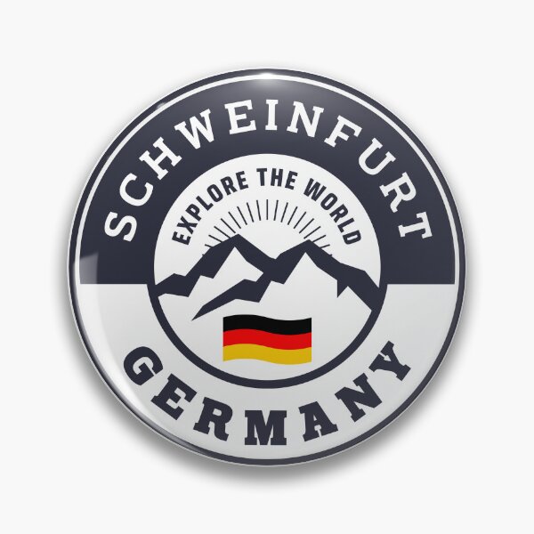 Item preview, Schweinfurt Germany Black and White Crest designed and sold by World Designs.