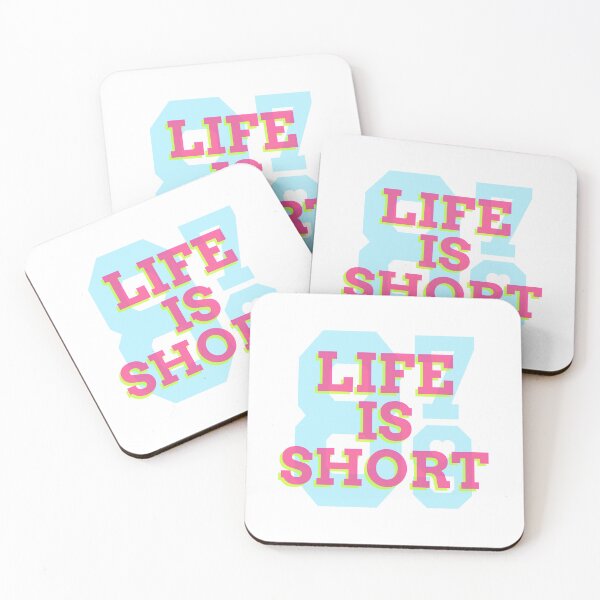 Item preview, Life is short/879 T-shirt  designed and sold by Akira-closet.