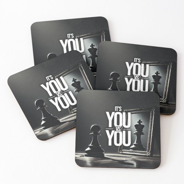 Item preview, You vs You Motivational Chess Pawn Reflection designed and sold by Printend _.