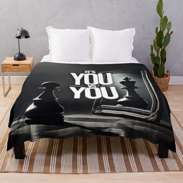 Item preview, You vs You Motivational Chess Pawn Reflection designed and sold by Printend _.