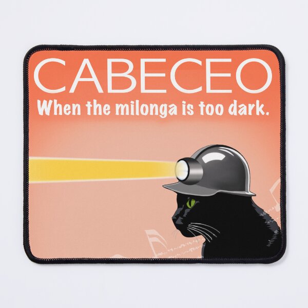 Item preview, Milonga Cat - When the Milonga is Too Dark designed and sold by infinitetango.
