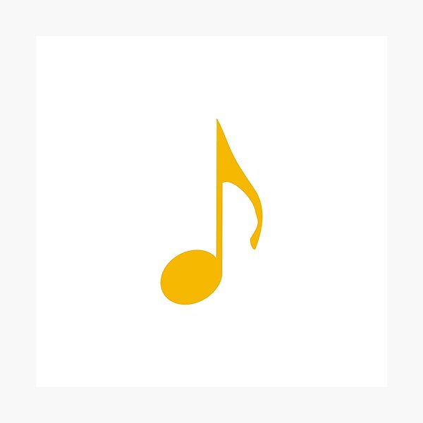 Item preview, Eighth note designed and sold by Inspirationmotivation.