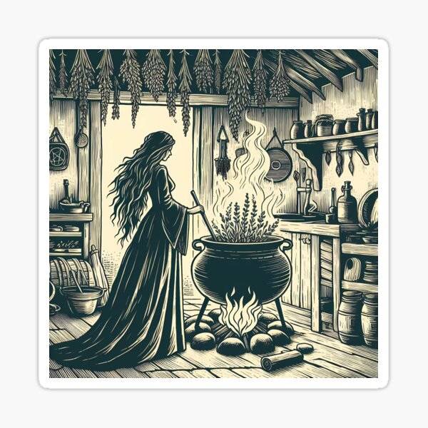 Item preview, Kitchen witch designed and sold by morwenna-.