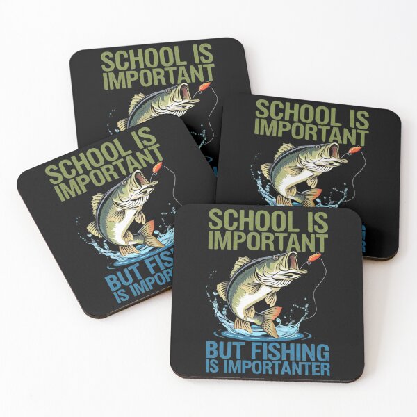 Item preview, School is Important But Fishing is Importanter, Fishing Life, designed and sold by BLZART.