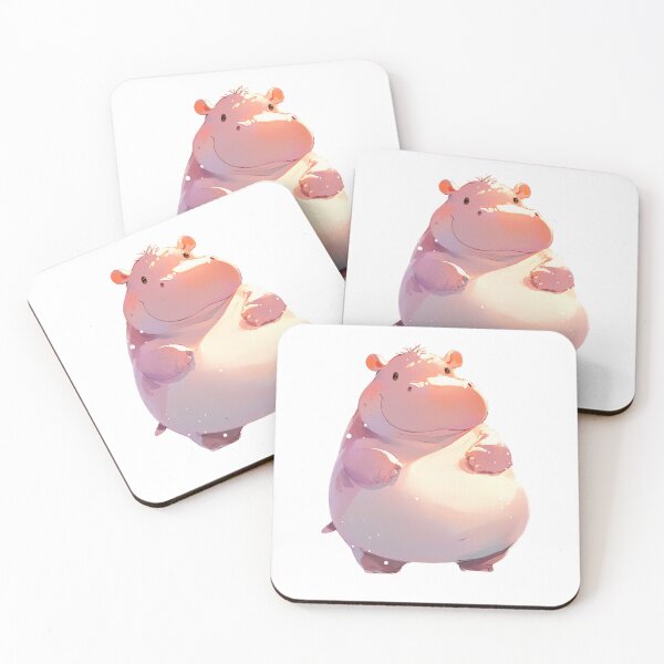 Item preview, Cute fat little hippo designed and sold by Theproxmrt.