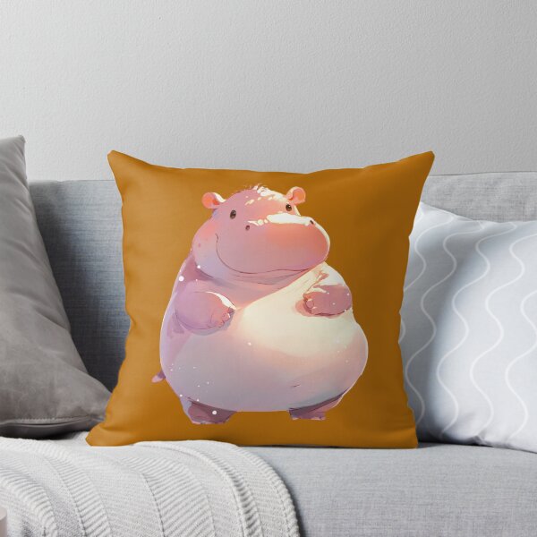Item preview, Cute fat little hippo designed and sold by Theproxmrt.