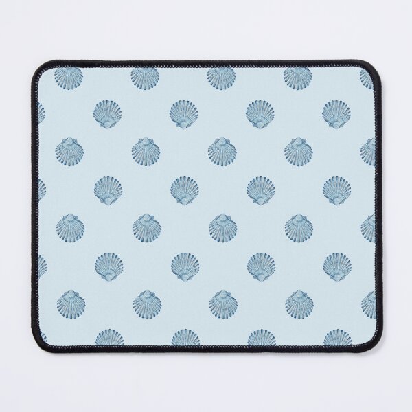 Item preview, Simply Scallops in pastel blue designed and sold by LisaLeQuelenec.