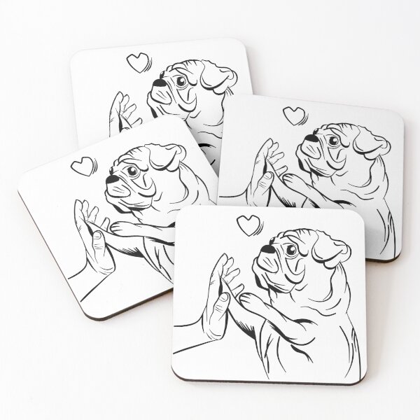 Item preview, Pug Love designed and sold by IceBlueDesigns.