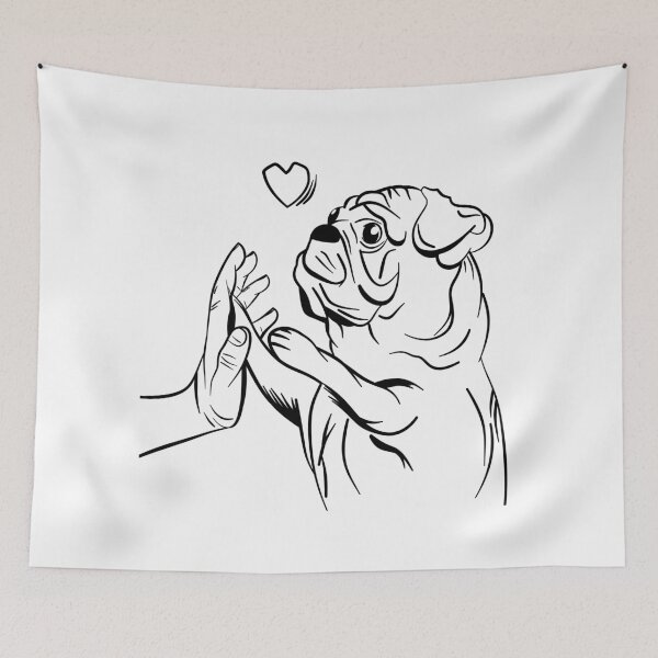 Item preview, Pug Love designed and sold by IceBlueDesigns.
