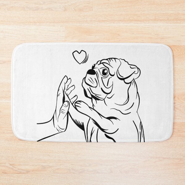 Item preview, Pug Love designed and sold by IceBlueDesigns.
