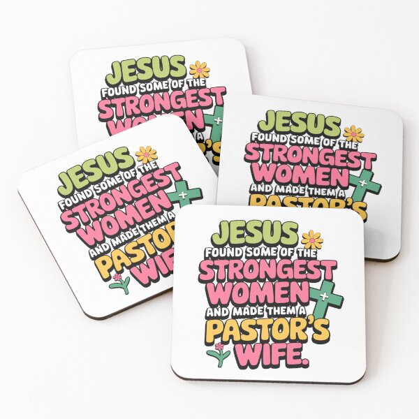 Item preview, Funny Pastors Wife Appreciation Day Gifts Jesus found some of the strongest women and made them a Pastors Wife designed and sold by Heritage Hive Studio.
