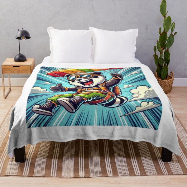 Item preview, Sky Dive Delight: The Parachuting Panda.  designed and sold by Davideus.