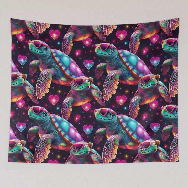 Item preview, Disco Heart Sea Turtle designed and sold by Yviemakes.