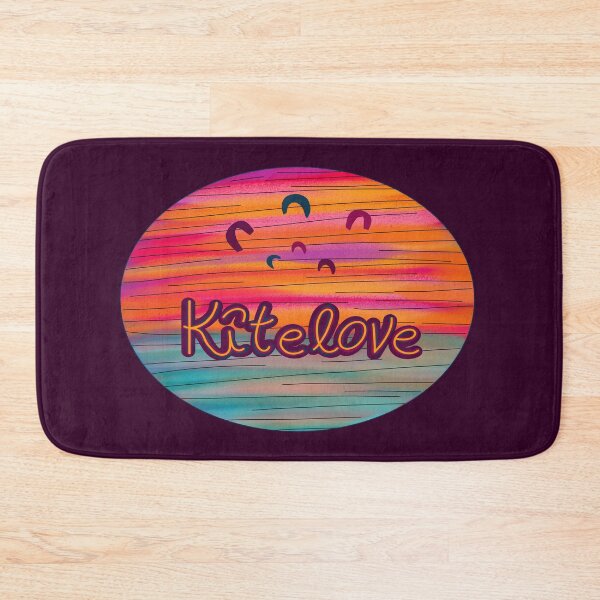 Item preview, Lettering Kitelove on a colorful background designed and sold by pigletti-arts.