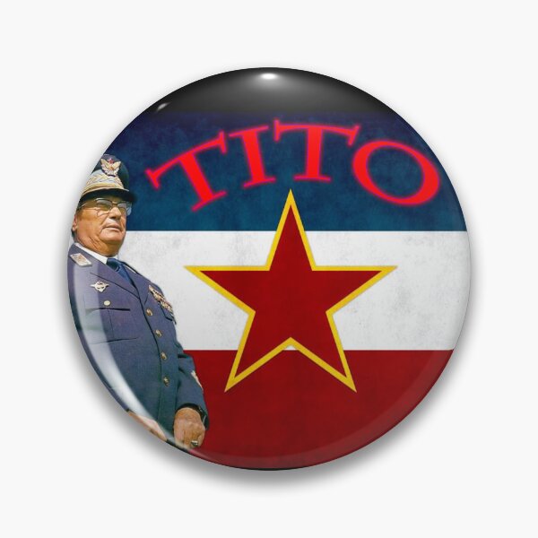 Item preview, Josip Broz Tito with Yugoslav Flag and Star - Historical Tribute designed and sold by Snicel69.