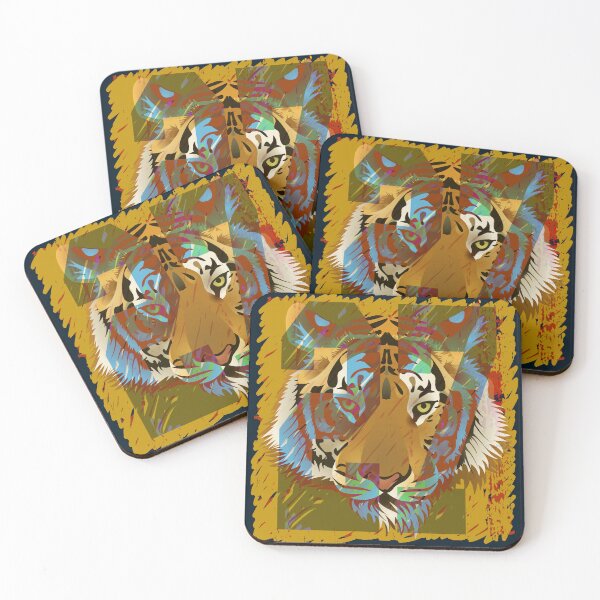 Item preview, Retro tiger head in vintage style 27 designed and sold by navarraspain.