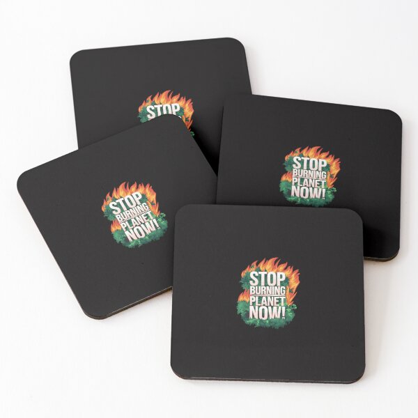 Item preview, Stop Burning Our Planet" Protest – Amazon Rainforest Burning Illustration designed and sold by paulo silveira.