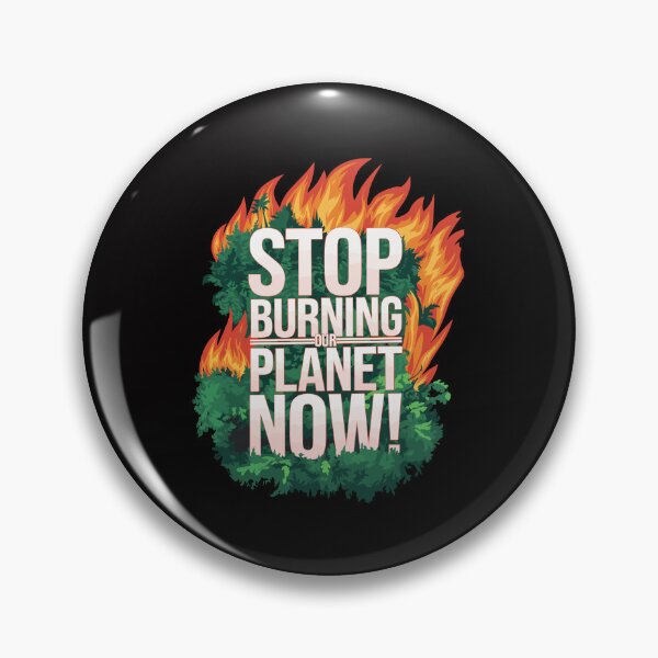 Item preview, Stop Burning Our Planet" Protest – Amazon Rainforest Burning Illustration designed and sold by paulo silveira.