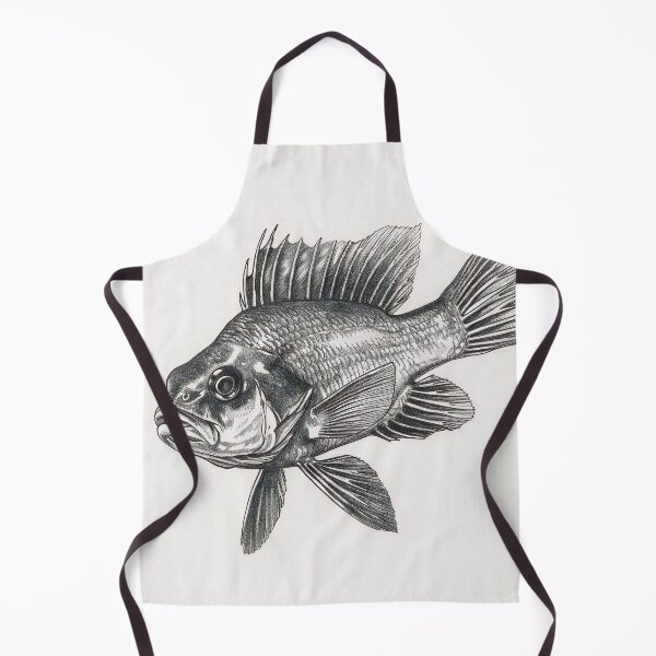 Item preview, Black and White fish Pencil Drawing designed and sold by Pencil-Art.