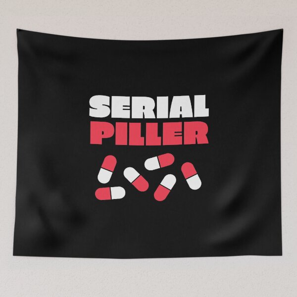 Item preview, Serial Piller Funny Chronic Illness T-shirts Hoodies Prescription Meds Pop Pills Spoonie Autoimmune Humorous Tees designed and sold by ChronicillnessT.