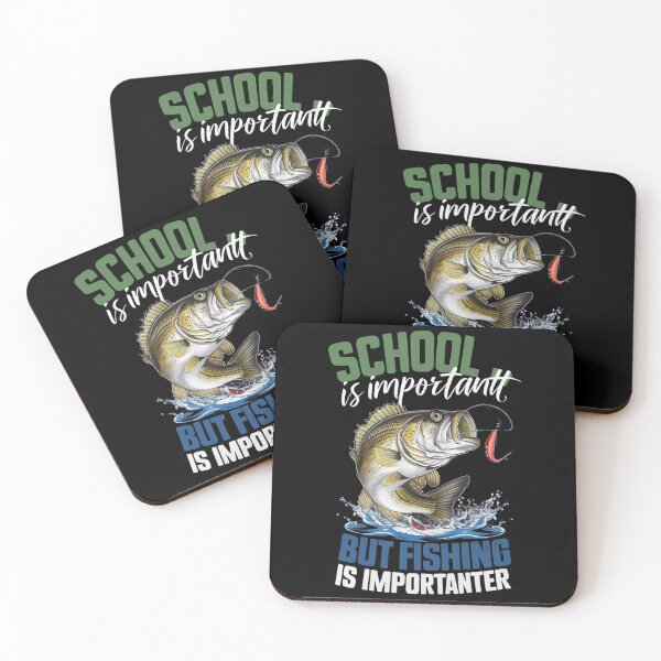 Item preview, School is Important But Fishing is Importanter, Fishing Life, designed and sold by BLZART.