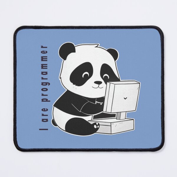 Item preview, I am programmer panda version super cute hacker panda designed and sold by RAZ1995.