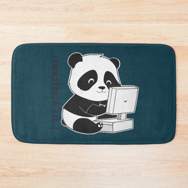 Item preview, I am programmer panda version super cute hacker panda designed and sold by RAZ1995.