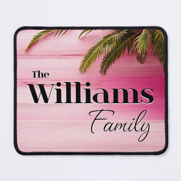 Item preview, Unique Personalized Williams Pink Tropical Gift designed and sold by PinkGoddessLove.