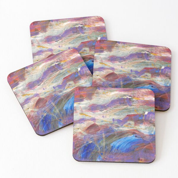 Item preview, Acrylic painting of dark water and rocks. designed and sold by CrittersByLola.