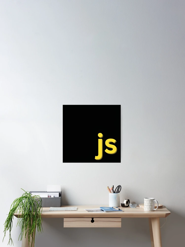 Imagen 2 de 3, Póster con la obra javascript, diseñada y vendida por Cipher-28.