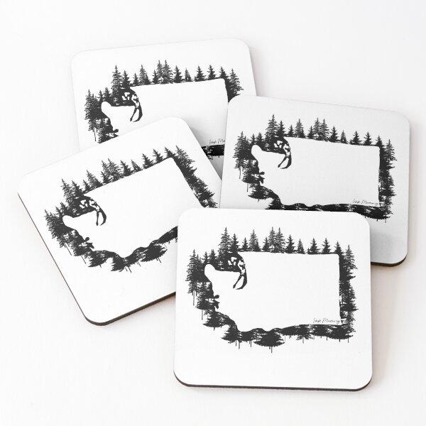 Item preview, Washington, The Evergreen State designed and sold by Inkish Murmuring.