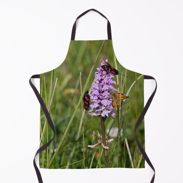 Item preview, Colourful Moths on Northern Marsh Orchid designed and sold by Violaman.