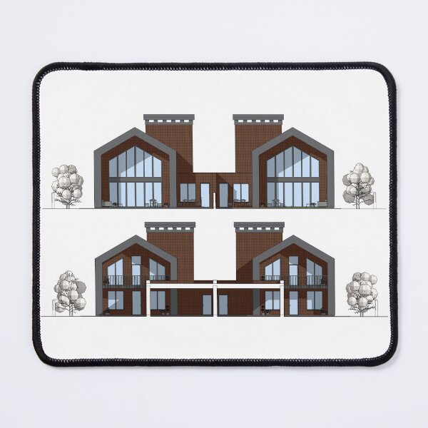Item preview, Vector 3d architectural two story townhouse designed and sold by Familyshmot.