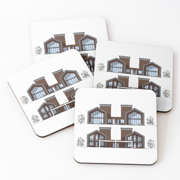 Item preview, Vector 3d architectural two story townhouse designed and sold by Familyshmot.