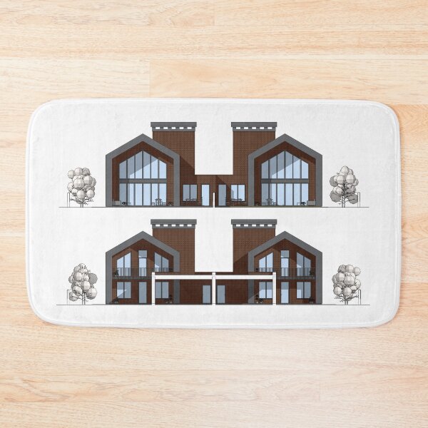 Item preview, Vector 3d architectural two story townhouse designed and sold by Familyshmot.