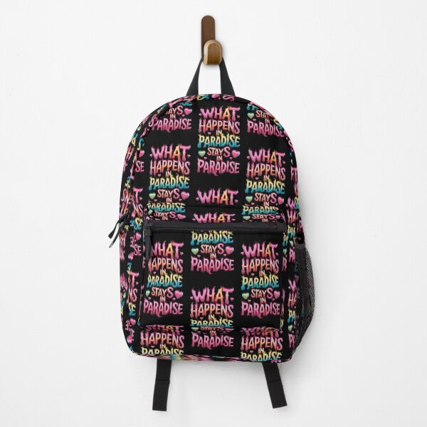 Item preview, What Happens In Paradise Stays In Paradise - Black designed and sold by JLEmporium.