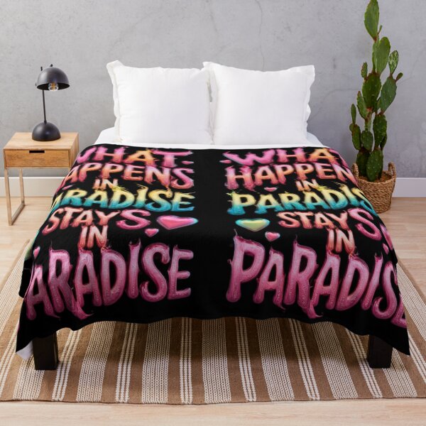 Item preview, What Happens In Paradise Stays In Paradise - Black designed and sold by JLEmporium.