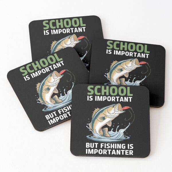 Item preview, School is Important But Fishing is Importanter, Fishing Life, designed and sold by BLZART.