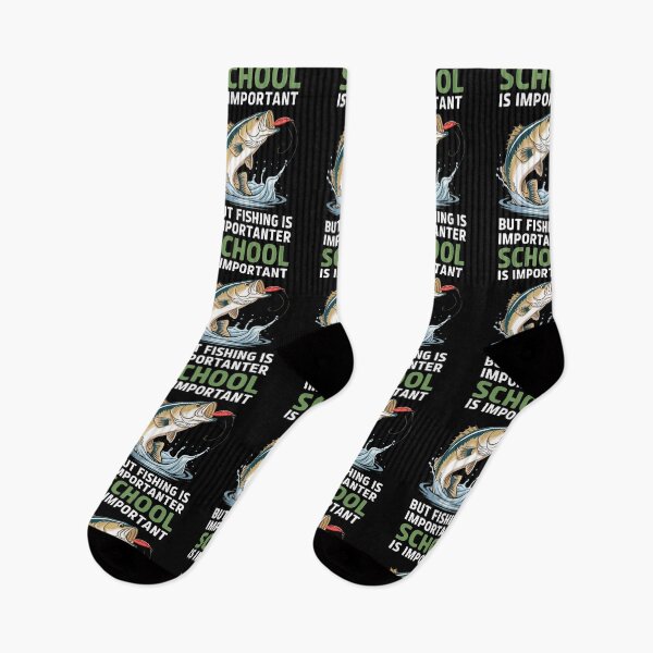 Item preview, School is Important But Fishing is Importanter, Fishing Life, designed and sold by BLZART.