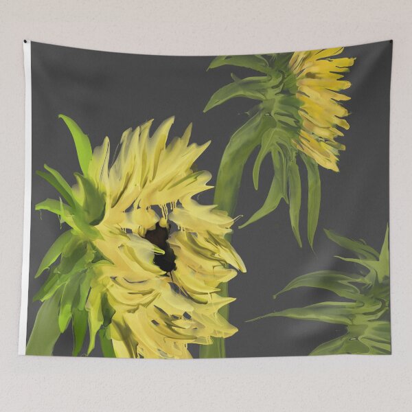 Item preview, sunflowers digital watercolour painting for charity designed and sold by JayTCee.