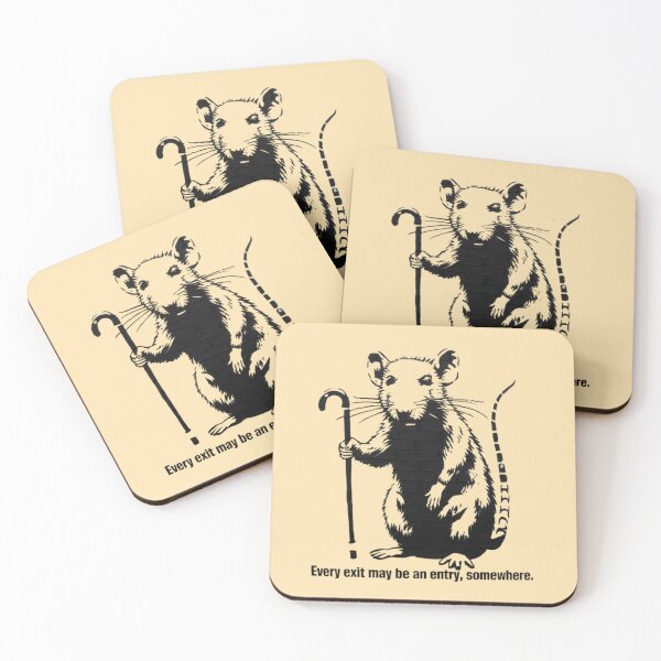 Item preview, Bansky Rat - Every exit may be an entry, somewhere. designed and sold by 123ks.