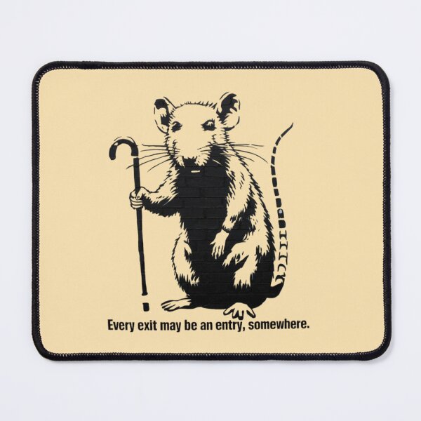 Item preview, Bansky Rat - Every exit may be an entry, somewhere. designed and sold by 123ks.