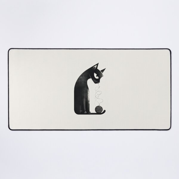 Item preview, Dark Cat – Minimalist Mysterious Feline Design designed and sold by Laila-Ahmed.