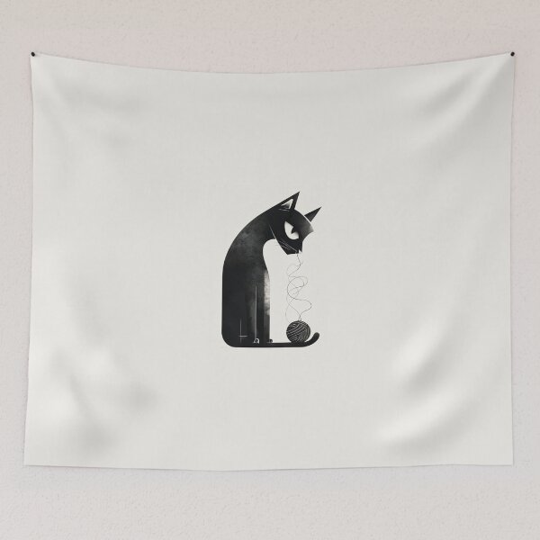 Item preview, Dark Cat – Minimalist Mysterious Feline Design designed and sold by Laila-Ahmed.
