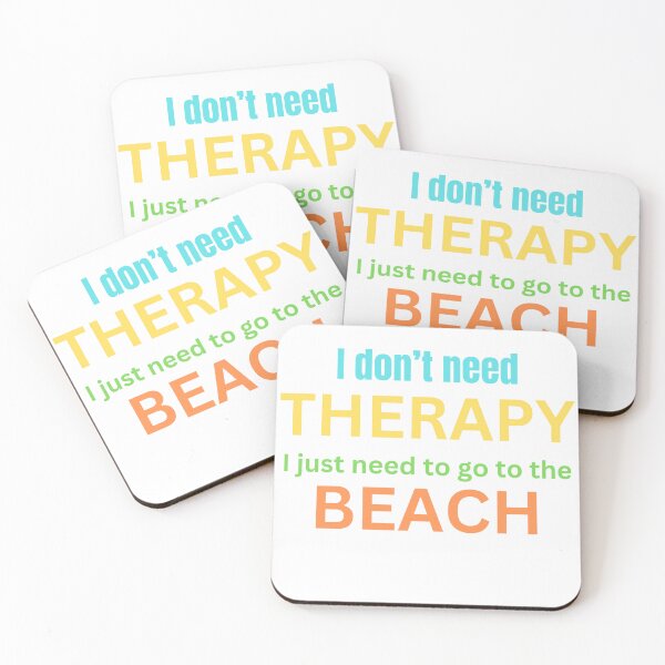 Item preview, I Don't Need Therapy... I Just Need to Go to the Beach designed and sold by stainedglass101.